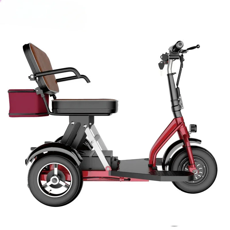 Folding Electric Scooter - 高齢者向け電動三輪スクーター折りたたみ式電動車両