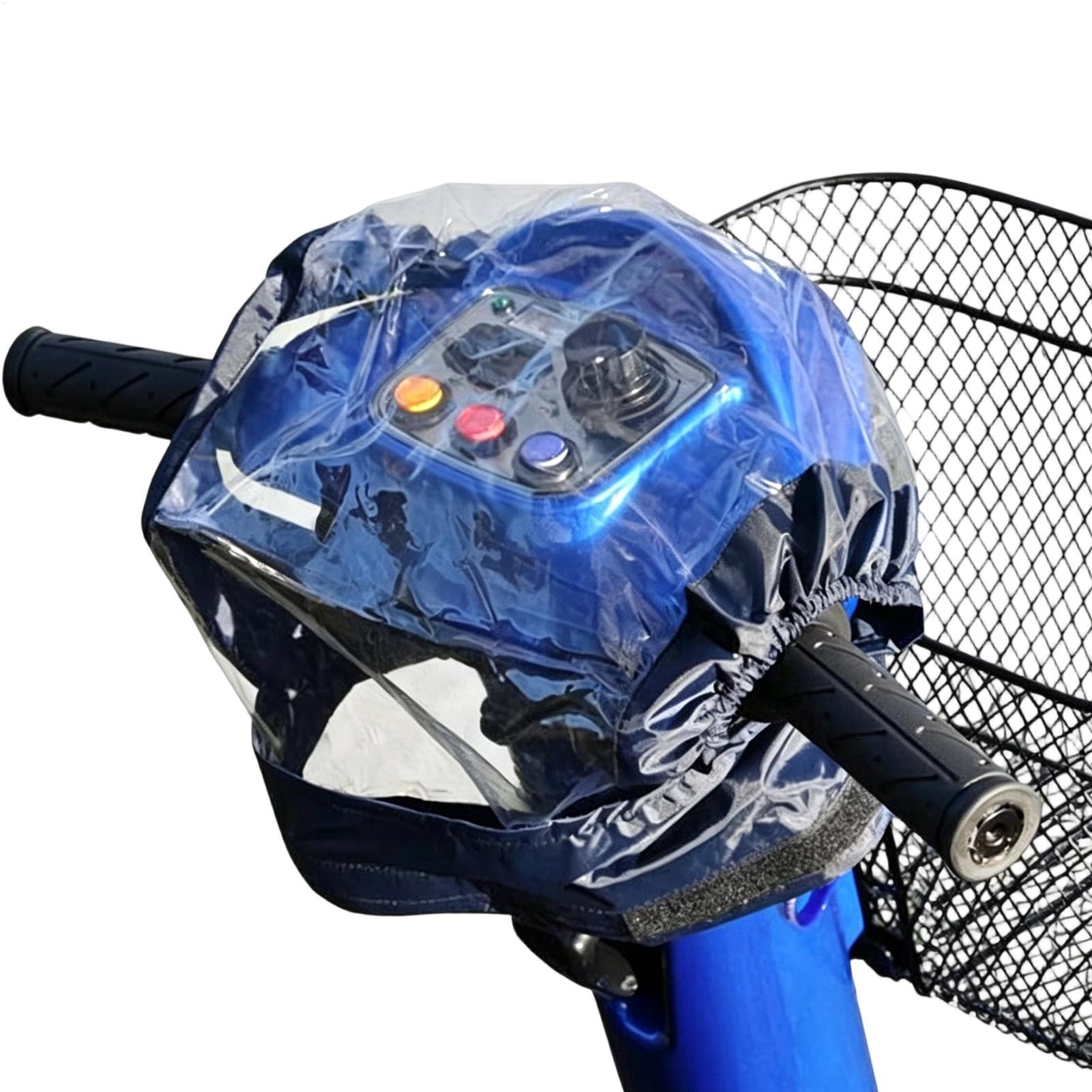 Electric Scooter Rain Cover - ユニバーサル対応のバイク・スクーター用ハンドルバー雨よけカバー。防水・防塵仕様で、電動自転車のヘッド部分を保護します。
