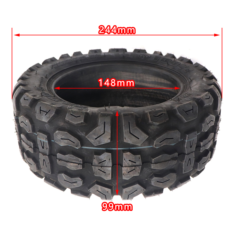 90/70-6のオフロード用チューブレスタイヤ。厚みと幅を増 - Scooter Tire のレビューと価格