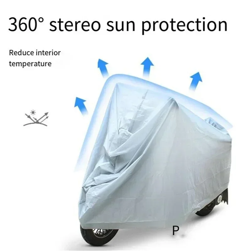 オートバイ屋外屋内保護カバー防水バイクスクーター屋外雨塵紫外 - Electric Scooter Rain Cover のレビューと価格