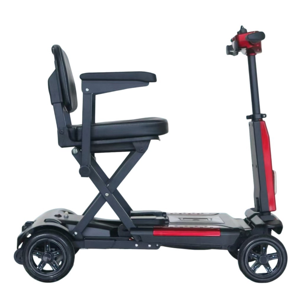 新型4輪電動折りたたみ式スクーター、高齢者・障がい者向け、便 - Folding Electric Scooter のレビューと価格