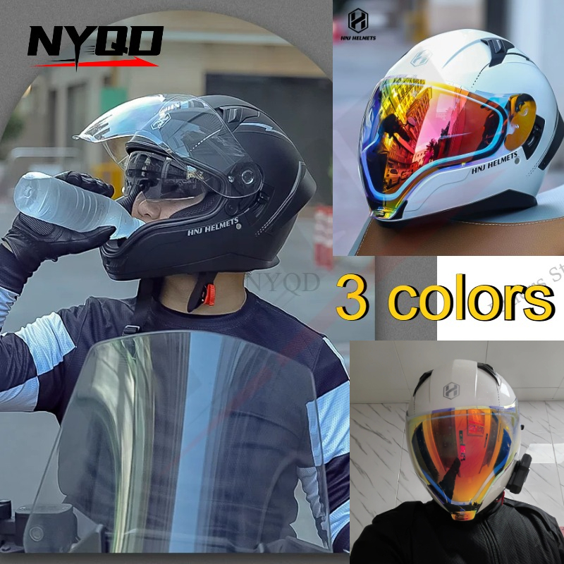 DOT認証フルフェイスヘルメット フリップアップ ダブルバイ - Scooter Helmet Set のレビューと価格