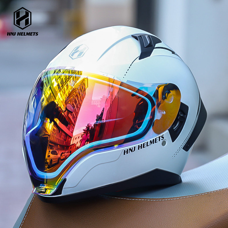 DOT認証フルフェイスヘルメット フリップアップ ダブルバイ - Scooter Helmet Set のレビューと価格