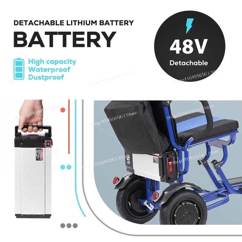 ポータブル軽量電動折りたたみ式モビリティスクーター、高品質4 - Folding Electric Scooter のレビューと価格