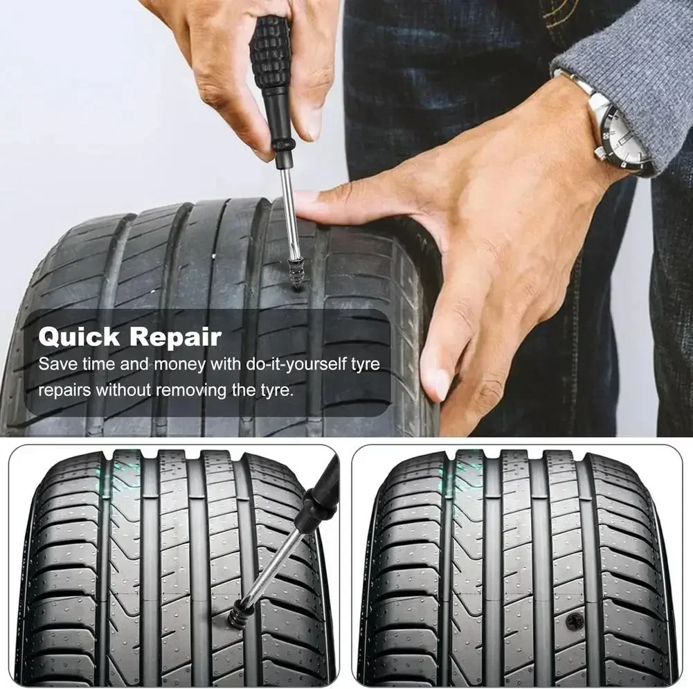 ユニバーサル真空カータイヤ修理用ゴム釘 車、バイク、スクータ - Scooter Tire のレビューと価格