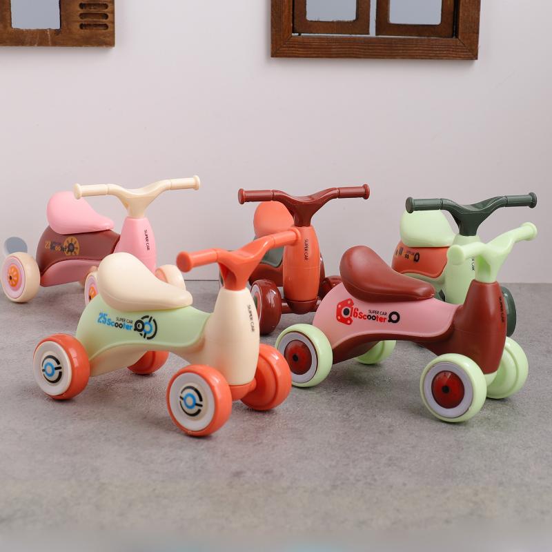 1 個シミュレーションミニかわいい子供用バランスカー四輪ベビ - Scooter Electric のレビューと価格